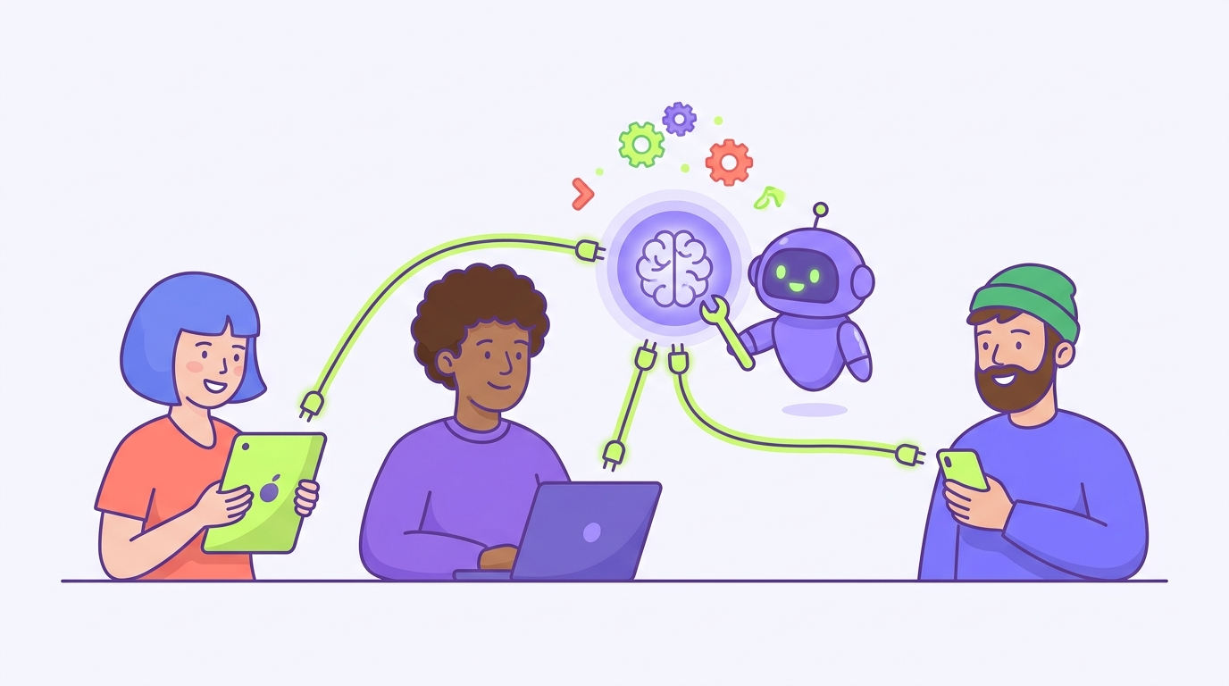 Rolling out one shared AI connector to a whole team without anyone touching a terminal